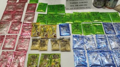 Photo of RM187,000 Worth of Drugs Seized by Ipoh Police
