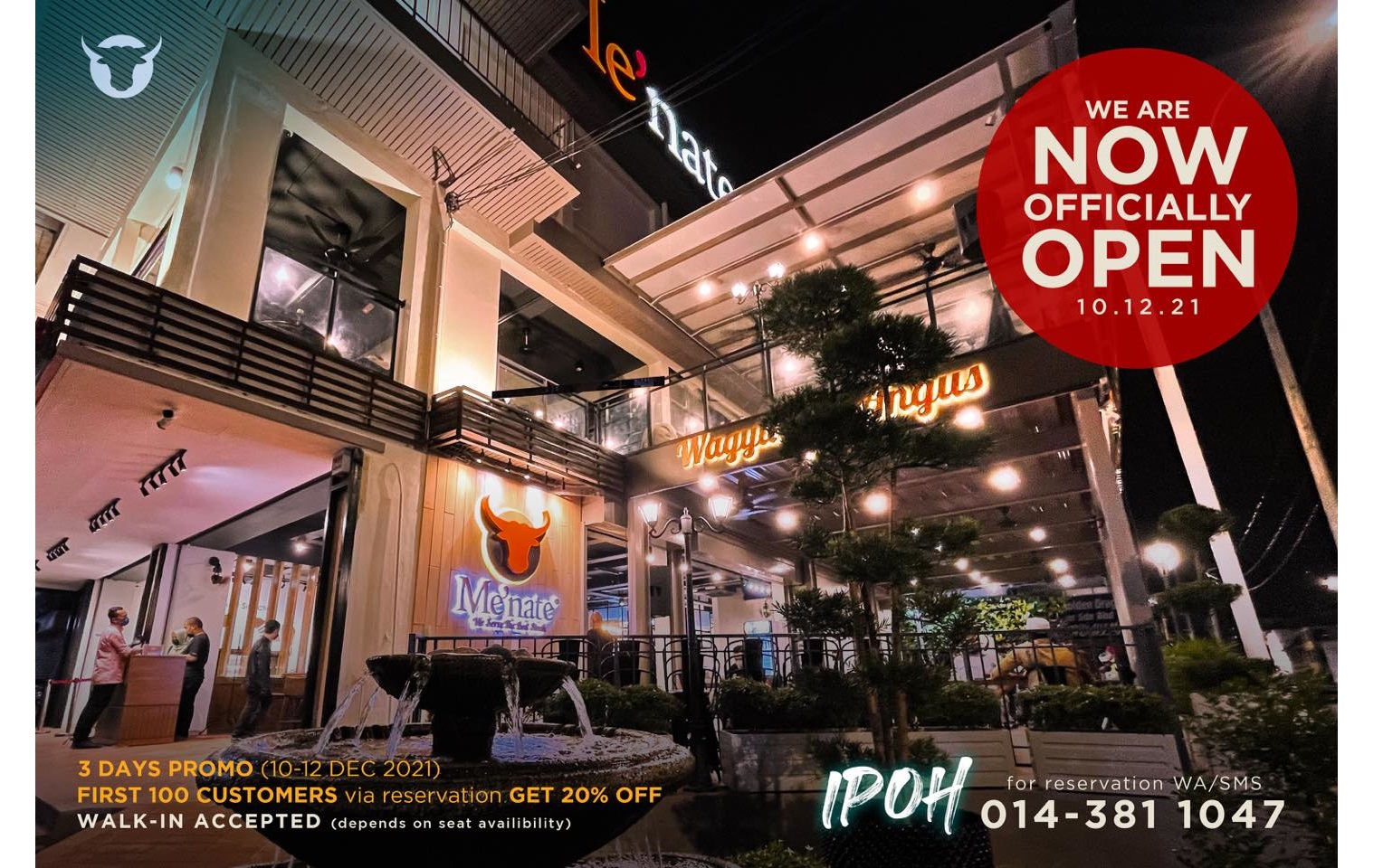 Me'nate Steak Hub Opens its First Branch in North Peninsular by