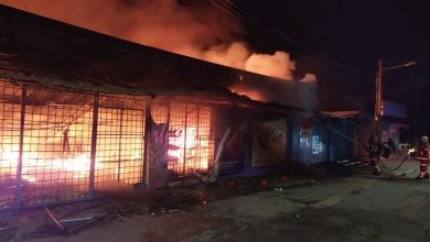 Photo of Kacang Putih Shop Destroyed in a Fire