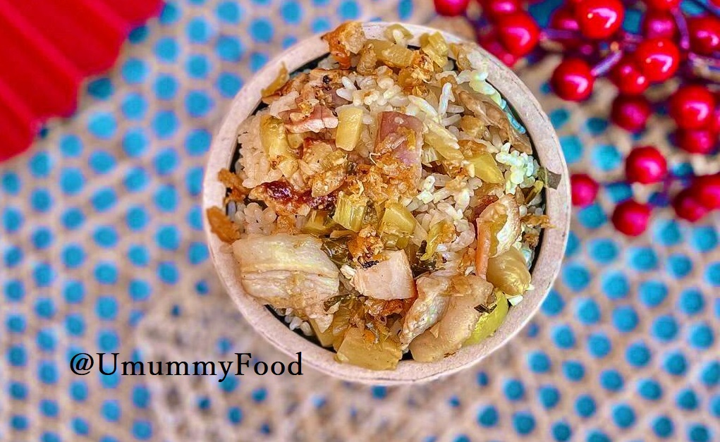 Recipe Preserved Mustard Greens Rice Ipoh Echo