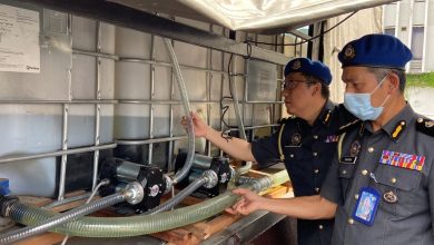 Photo of 1,000 Litres of Diesel Oil Amounting To RM45,850 Seized