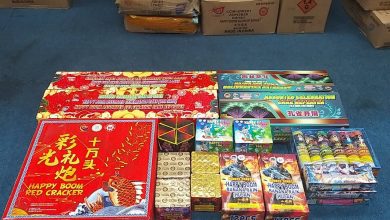Photo of Two Men Arrested for Possessing Fireworks Worth RM400,000 Without a Permit