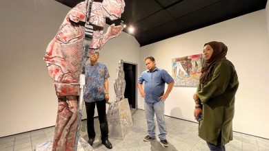 Photo of ‘Acher Keme’ sculpture exhibition being held for the first time in Ipoh City
