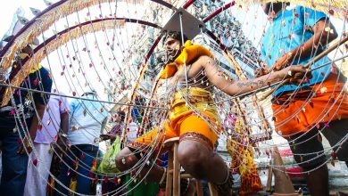 Photo of Thousands of visitors celebrate the Thaipusam Festival