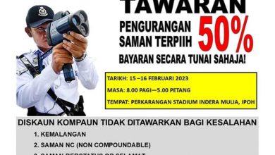 Photo of Perak police offer a 50% discount on traffic summonses