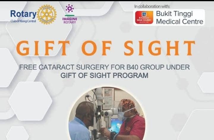 Free Cataract Surgery for B40 Group Under Gift of Sight Programme ...