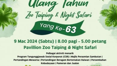 Photo of Zoo Taiping celebrating 63rd anniversary this Saturday